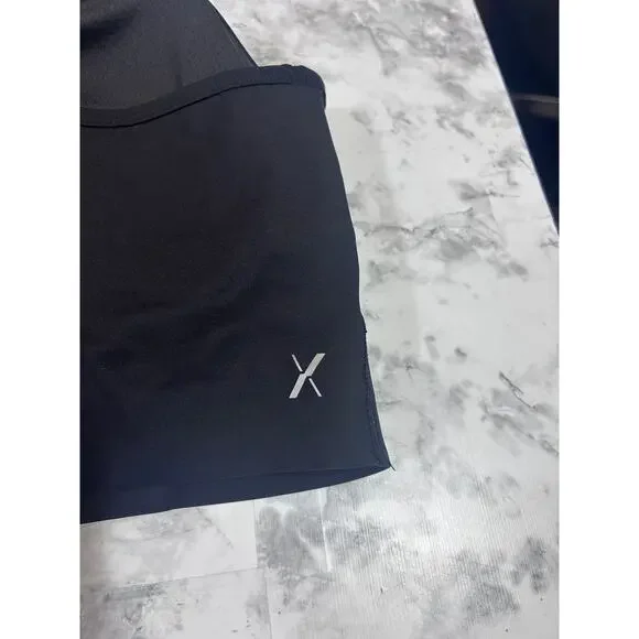 Knix Racerback Pullover Sports Bra XXL++ Black Med Impact Support Wicking NWT